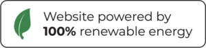 This website is run on renewable energy logo