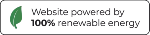 This website is run on renewable energy logo